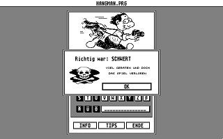 Good Hangman ACC (The) atari screenshot